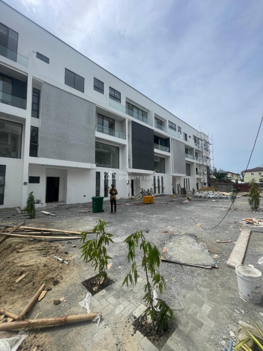 Well Finished Serviced Terrace Duplex with a Double Volume Living Room, Ikate, Lekki, Lagos, Terraced Duplex for Sale