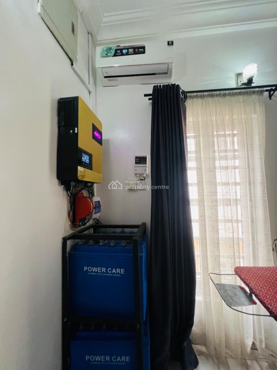 Well Built 3 Bedroom Semi Detached Duplex with Bq & Acs, Inverter, Ikota, Lekki, Lagos, Semi-detached Duplex for Rent