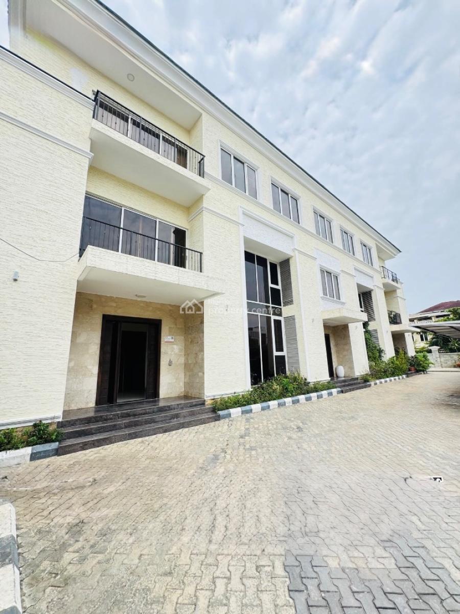 Fully Serviced 4 Bedroom Terrace Duplex with Bq, Banana Island, Ikoyi, Lagos, Terraced Duplex for Rent