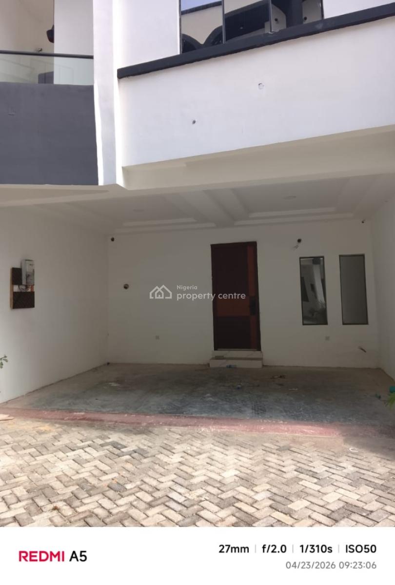 Newly Built Spacious 4 Bedroom Terrace + Servants Bq, Pantheon Bridge, Orchid Road, Lekki, Lagos, Terraced Duplex for Rent