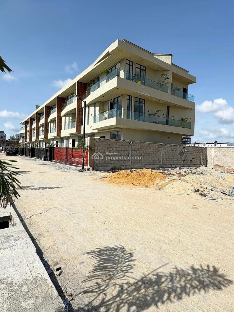 Newly Built 5 Bedroom Terrace with a Bq, Lekki Phase 1, Lekki, Lagos, Terraced Bungalow for Sale