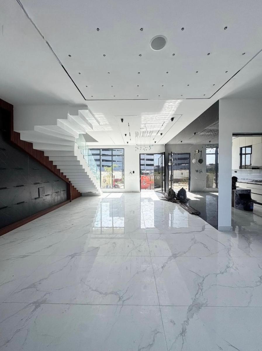 Newly Built 5 Bedroom Terrace with a Bq, Lekki Phase 1, Lekki, Lagos, Terraced Bungalow for Sale