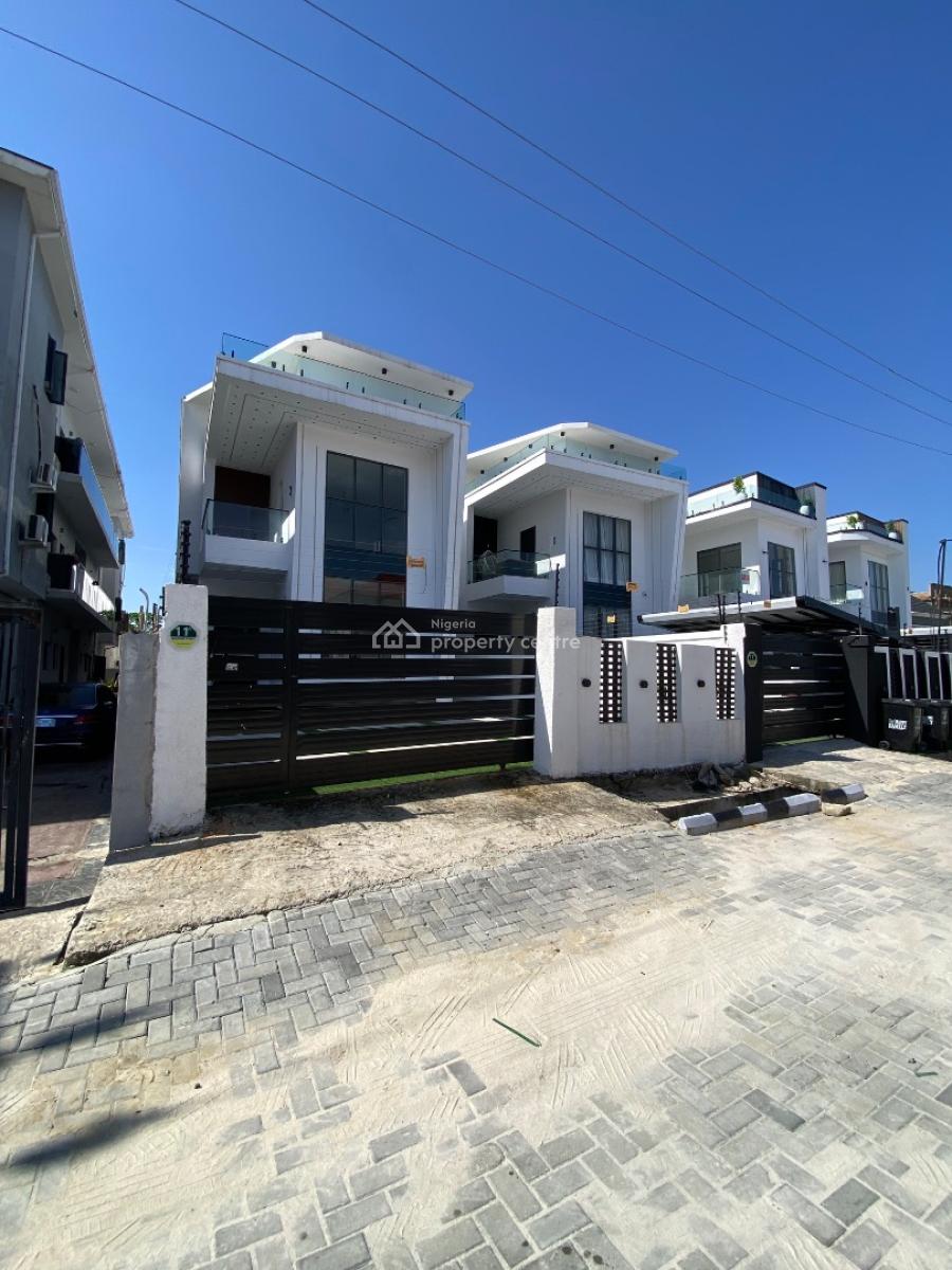 Newly Built 5bedroom Duplex Comes with Swimming Pool Plus Bq, Gate Estate By Blenco Supermarket Before Shop Rite, Sangotedo, Ajah, Lagos, Detached Duplex for Sale