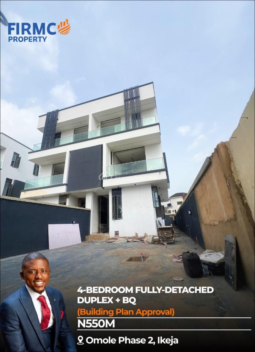 Top-notch 4 Bedroom Detached Duplex + Bq with Smart Facilities, Omole Phase 2, Ikeja, Lagos, Detached Duplex for Sale