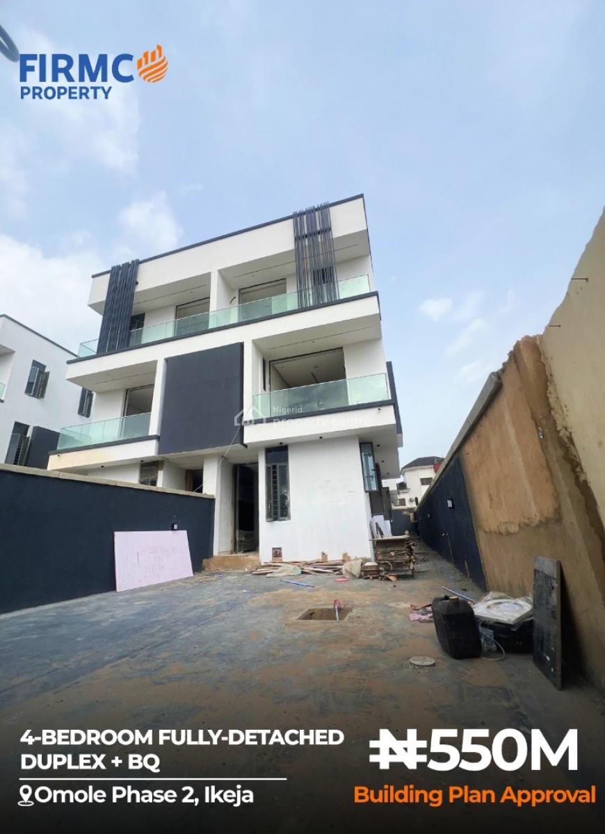 Top-notch 4 Bedroom Detached Duplex + Bq with Smart Facilities, Omole Phase 2, Ikeja, Lagos, Detached Duplex for Sale