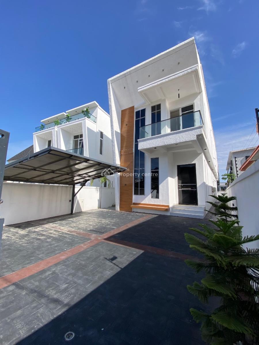 5 Bedroom Duplex Comes with Swimming Pool Plus Bq, Gated Estate By Blenco Supermarket, Sangotedo, Ajah, Lagos, Detached Duplex for Sale