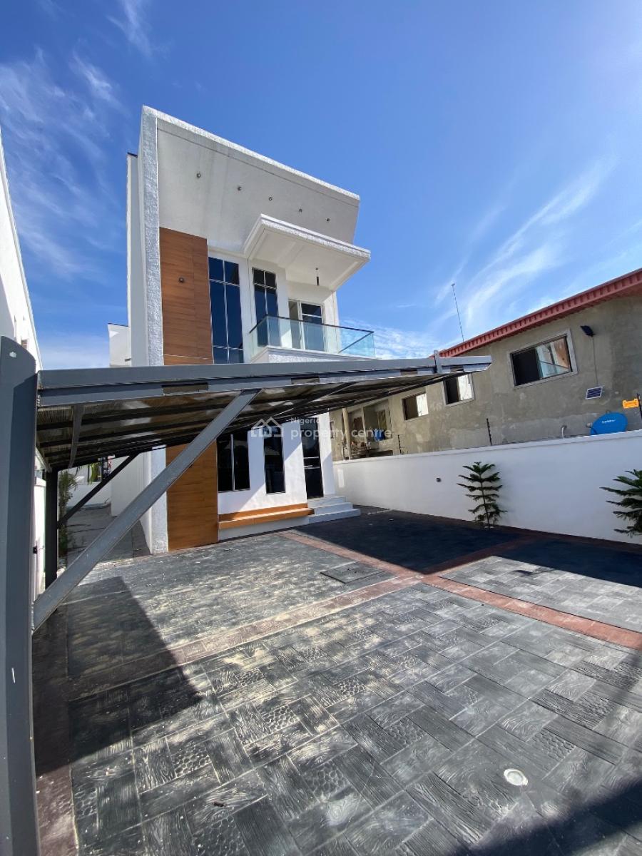 5 Bedroom Duplex Comes with Swimming Pool Plus Bq, Gated Estate By Blenco Supermarket, Sangotedo, Ajah, Lagos, Detached Duplex for Sale