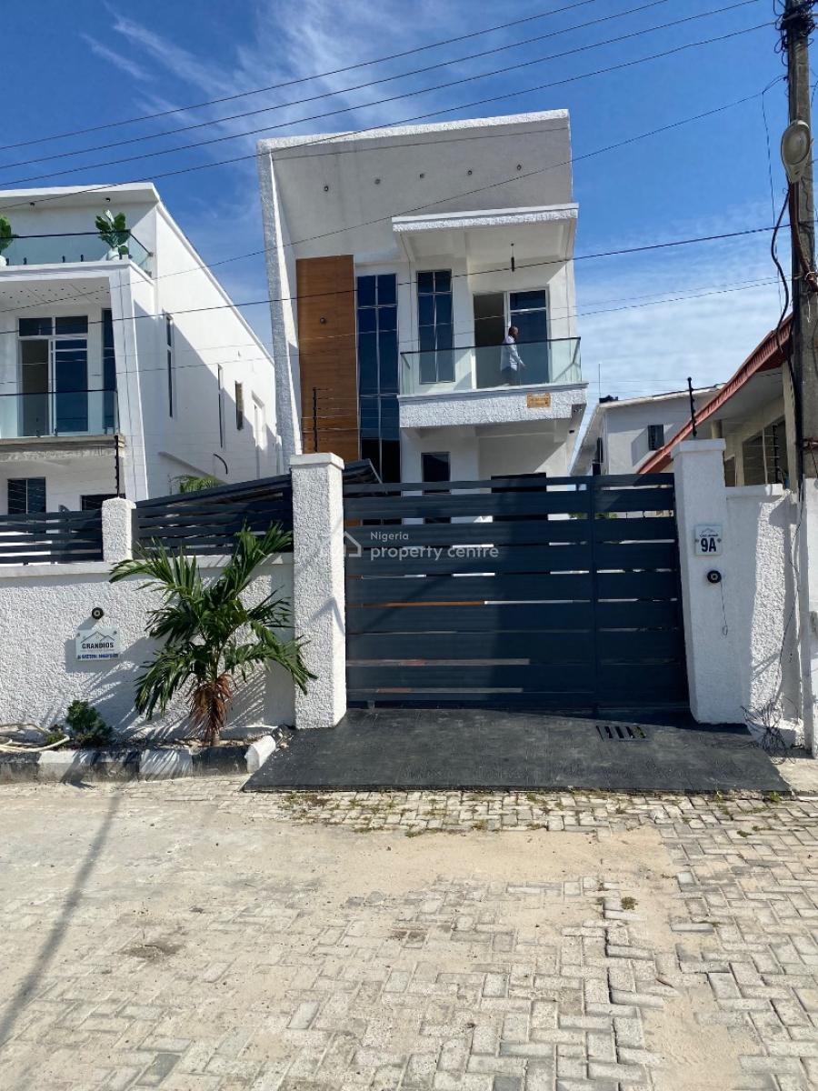 5 Bedroom Duplex Comes with Swimming Pool Plus Bq, Gated Estate By Blenco Supermarket, Sangotedo, Ajah, Lagos, Detached Duplex for Sale