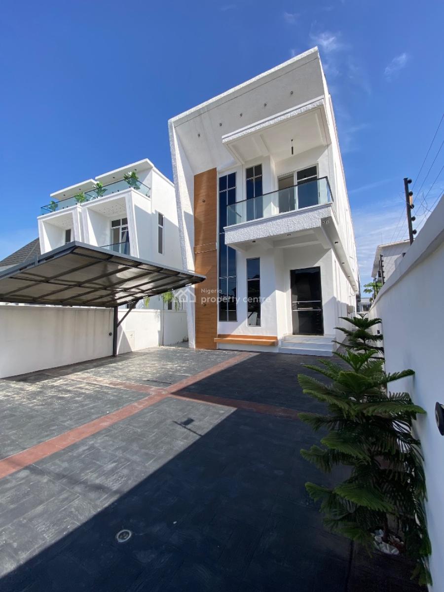 5 Bedroom Duplex Comes with Swimming Pool Plus Bq, Gated Estate By Blenco Supermarket, Sangotedo, Ajah, Lagos, Detached Duplex for Sale