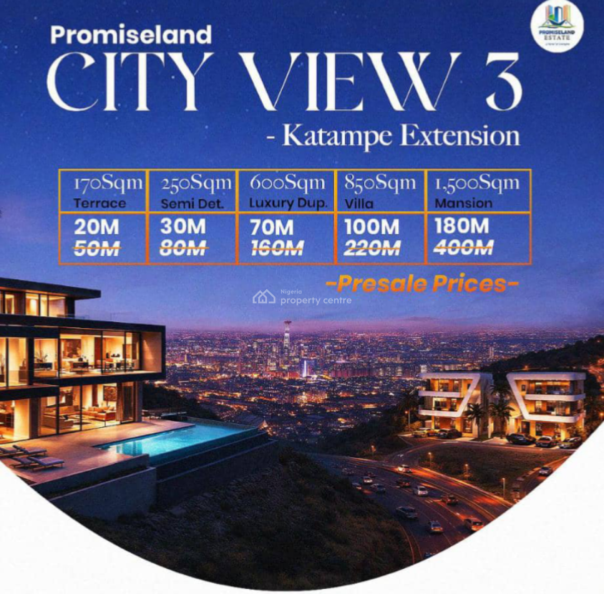 170sqm Estate Plots, City View 3, Katampe Extension, Katampe, Abuja, Residential Land for Sale