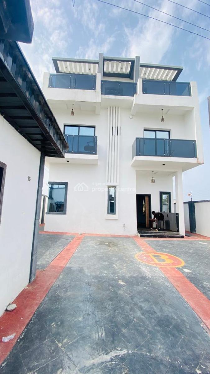 Luxury 4 Bedroom Fully Detached with Pent House, Oribanwa, Ibeju Lekki, Lagos, Detached Duplex for Sale