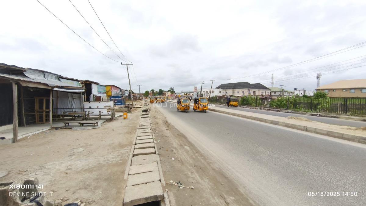 3100sqm Land Directly Facing The Road, Opposite Illumination Assembly Church, Addo Road, Ado, Ajah, Lagos, Commercial Land for Sale