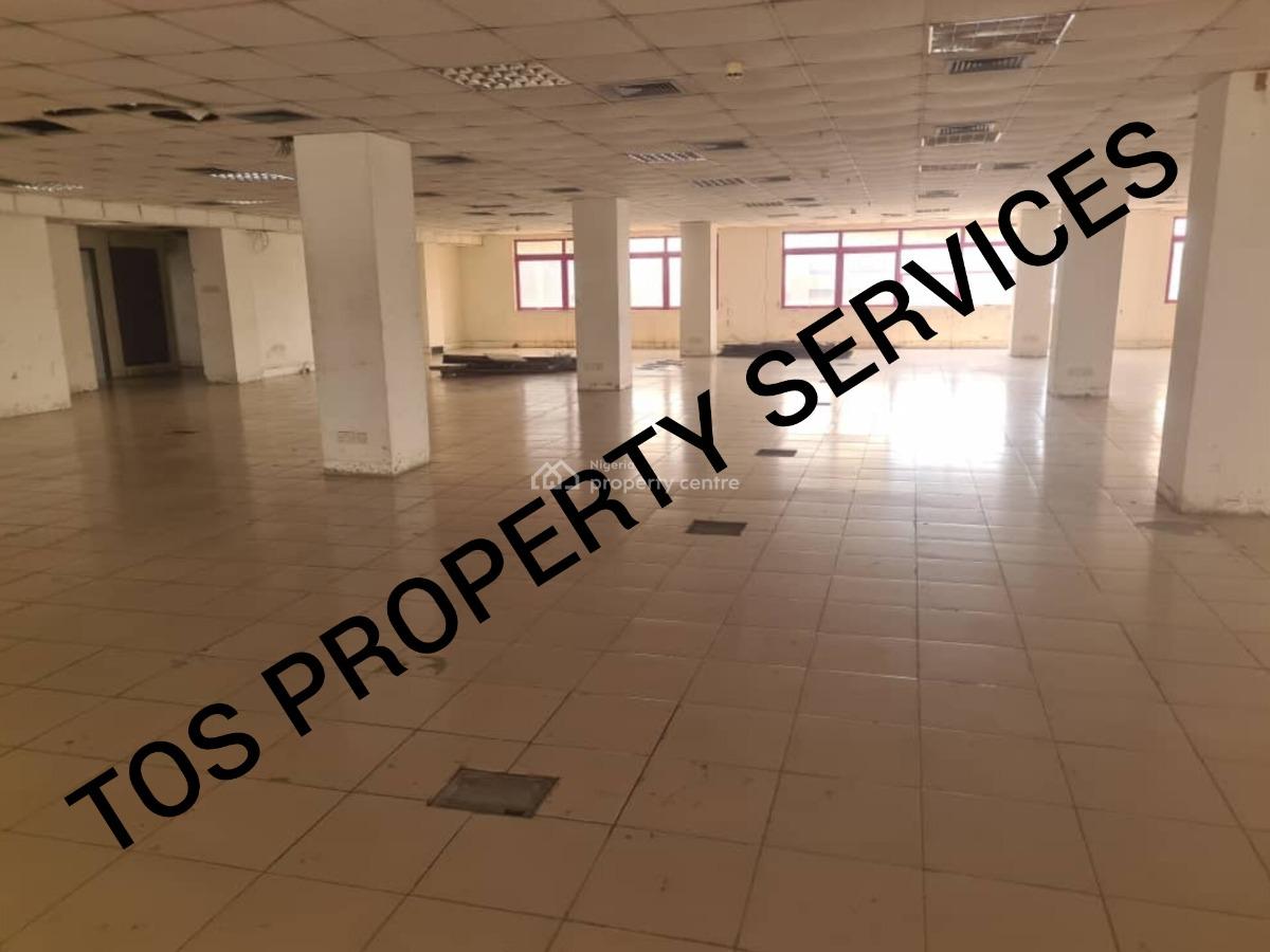 Fully Serviced 650sqm Open Plan Office Space, Off Adeyemo Alakika, Victoria Island, Lagos, Victoria Island (vi), Lagos, Office Space for Rent