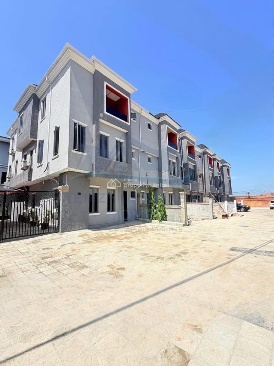 Lovely Built 5 Bedroom Terrace Duplex with Bq in Serene Environment, Gbagada, Lagos, Terraced Duplex for Sale