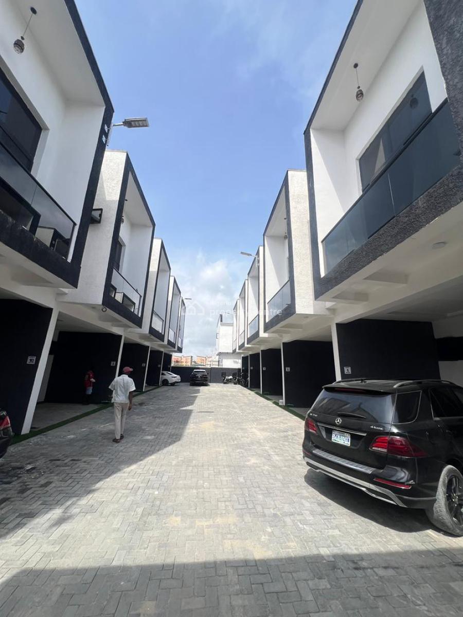 Spacious 4 Bedroom Terrace Duplex in a Secure, Ikota, Lekki, Lagos, Terraced Duplex for Rent