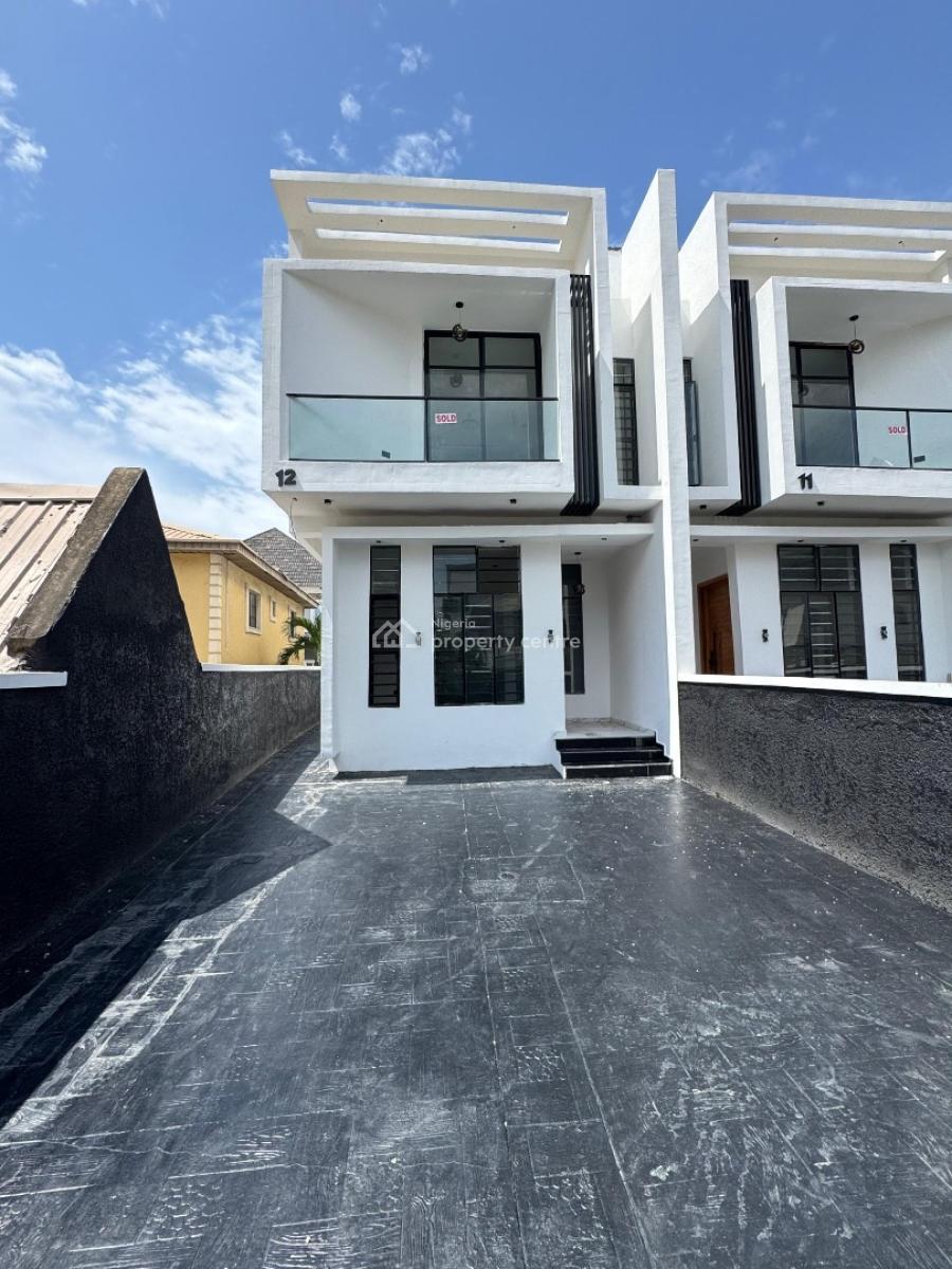 Brand New 4-bedroom Semi-detached Duplex with Bq, Idado, Lekki, Lagos, Semi-detached Duplex for Rent