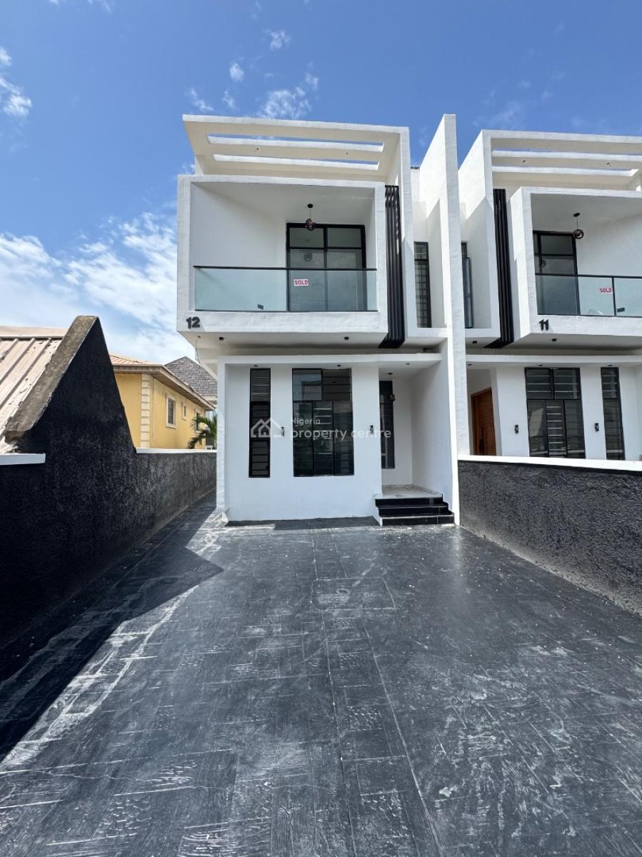 𝐍𝐄𝐖 4 𝐁𝐄𝐃𝐑𝐎𝐎𝐌 𝐒𝐄𝐌𝐈 𝐃𝐄𝐓𝐀𝐂𝐇𝐄𝐃 𝐃𝐔𝐏𝐋𝐄𝐗, Idado, Lekki, Idado, Lekki, Lagos, Semi-detached Duplex for Rent