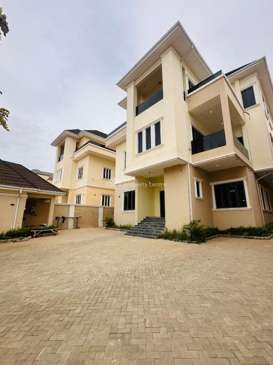 Luxury 6-bedroom Detached Duplex with 2 Bed Bq and Swimming Pool, Guzape District, Abuja, Detached Duplex for Sale