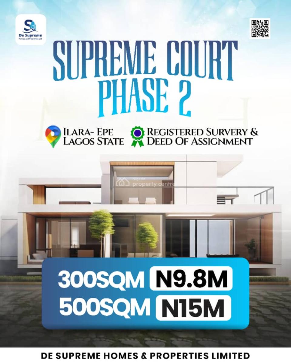 Great Investment Opportunities, Supreme Court, Ilara Epe, Epe, Lagos, Residential Land for Sale