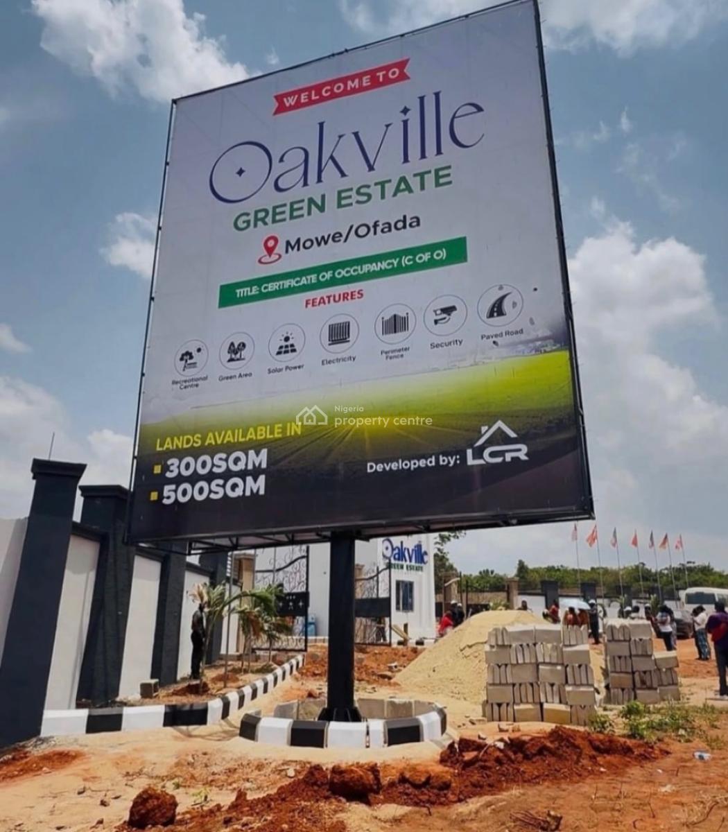 Land, Oakville Green Estate, Mowe Ofada, Ogun, Residential Land for Sale