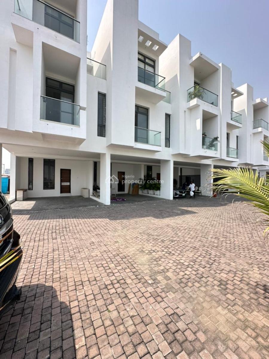 Contemporary 4bedroom Terrace Duplex with Bq, Lekki Phase 1, Lekki, Lagos, Terraced Duplex for Sale