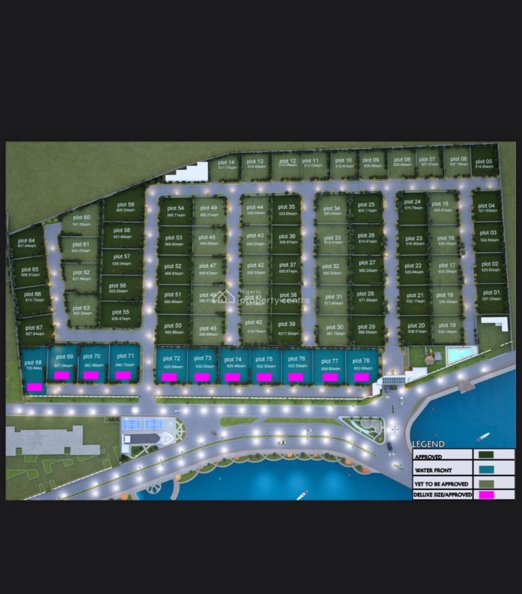 Serviced Residential Plots in a Premium Gated Estate, Lekki Phase 1, Lekki, Lagos, Residential Land for Sale
