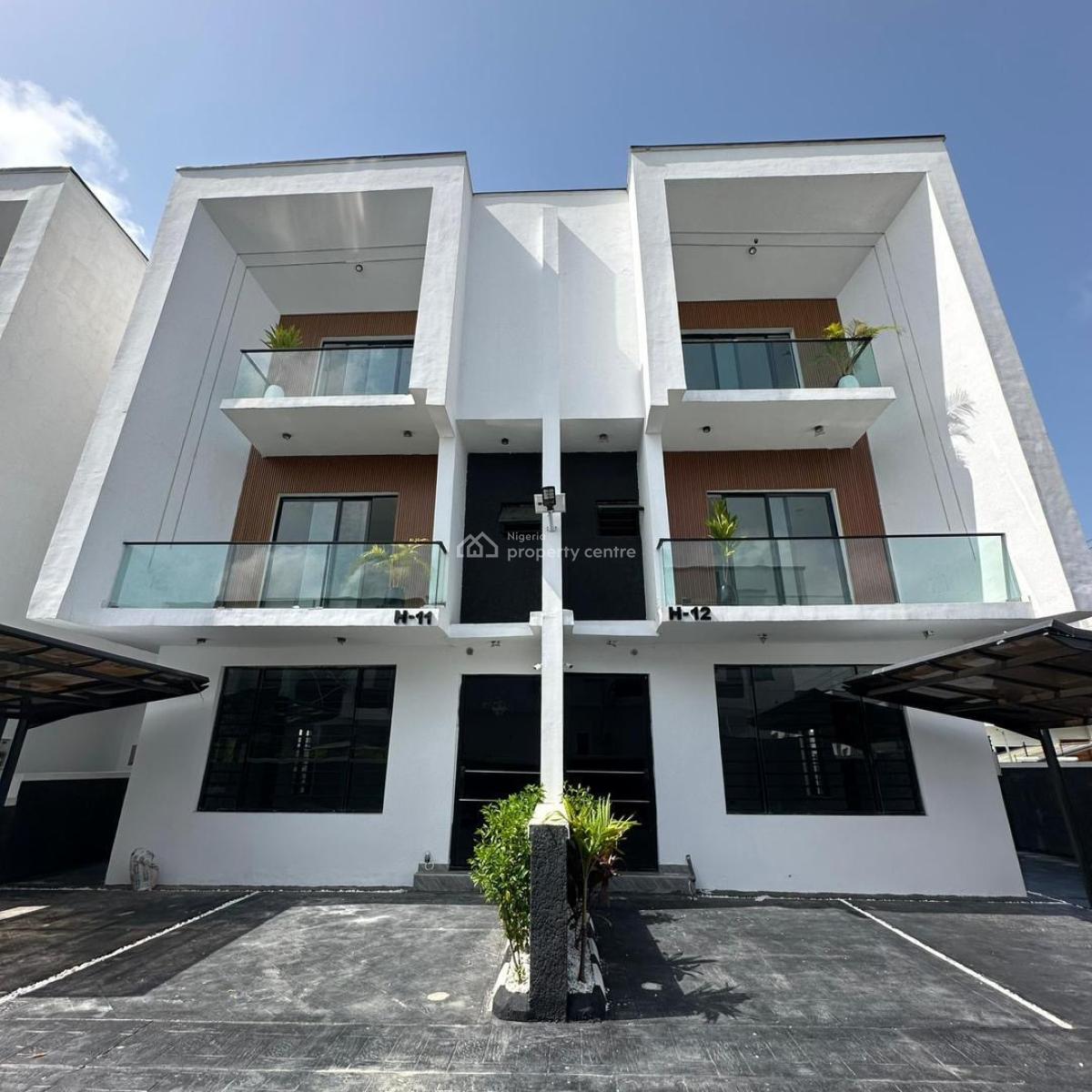 4 Bedroom Semi Detached Duplex with Bq, Orchid Road, Lekki, Lagos, Semi-detached Duplex for Sale