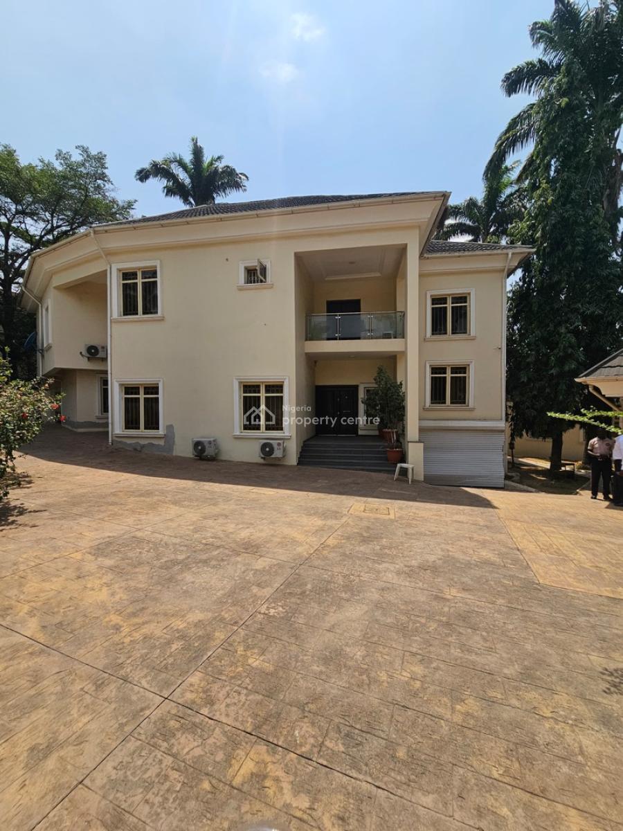 Fully Furnished 6 Bedroom Spacious Detached Duplex,pool,2 Rooms Bq, Asokoro District, Abuja, Detached Duplex for Rent