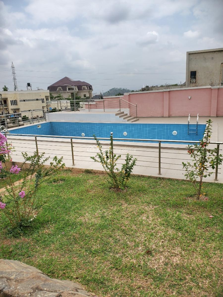 Luxury 8-bedroom Detached Duplex with 2-room Guest Chalet & 3 Bq, Asokoro District, Abuja, Detached Duplex for Rent