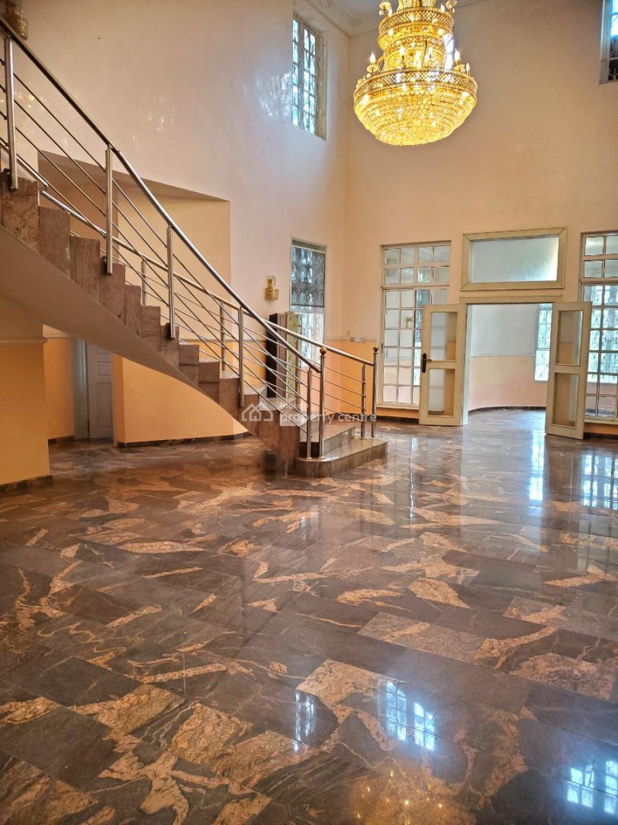 Luxury 8-bedroom Detached Duplex with 2-room Guest Chalet & 3 Bq, Asokoro District, Abuja, Detached Duplex for Rent