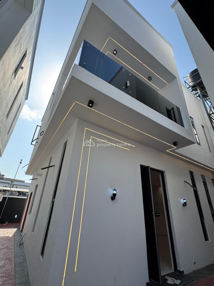 4 Bedroom Semi Detached Duplex with a Bq, Chevron, Lekki, Lagos, Semi-detached Duplex for Sale