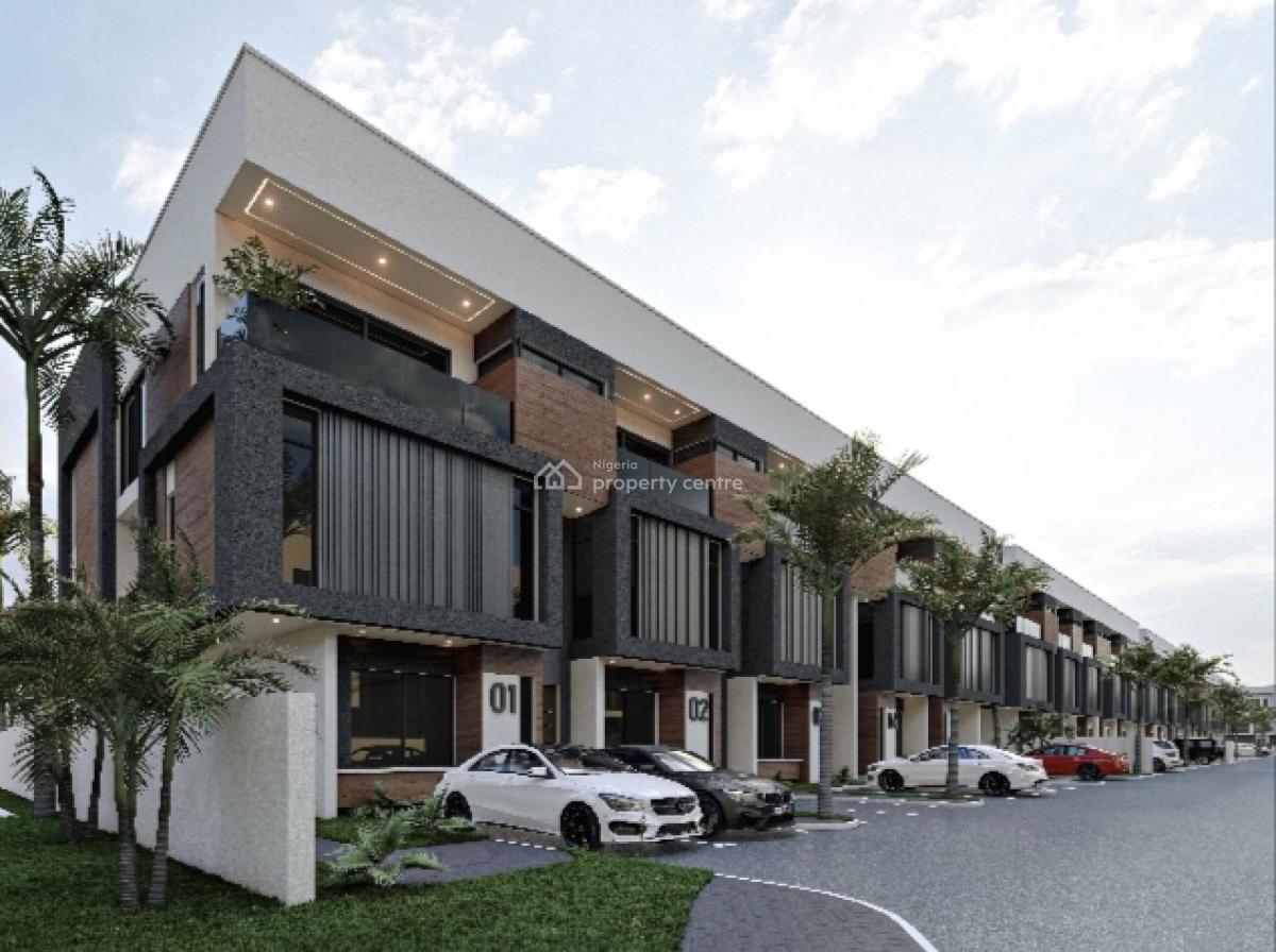 4 Bedroom Terraced Duplex, Near Ochacho Estate and Before Brains and Hammers City, Life Camp, Abuja, Terraced Duplex for Sale