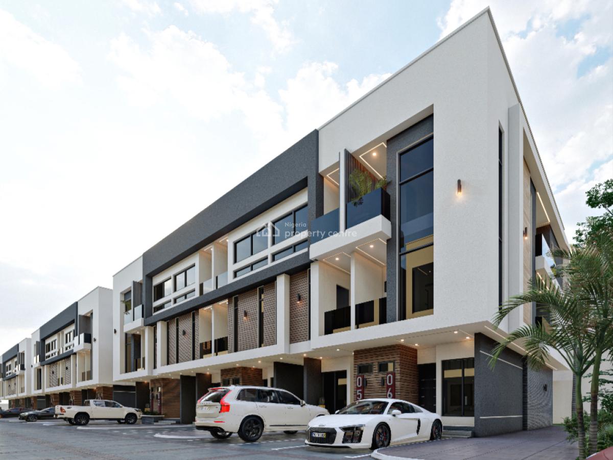 4 Bedroom Terraced Duplex, Near Ochacho Estate and Before Brains and Hammers City, Life Camp, Abuja, Terraced Duplex for Sale