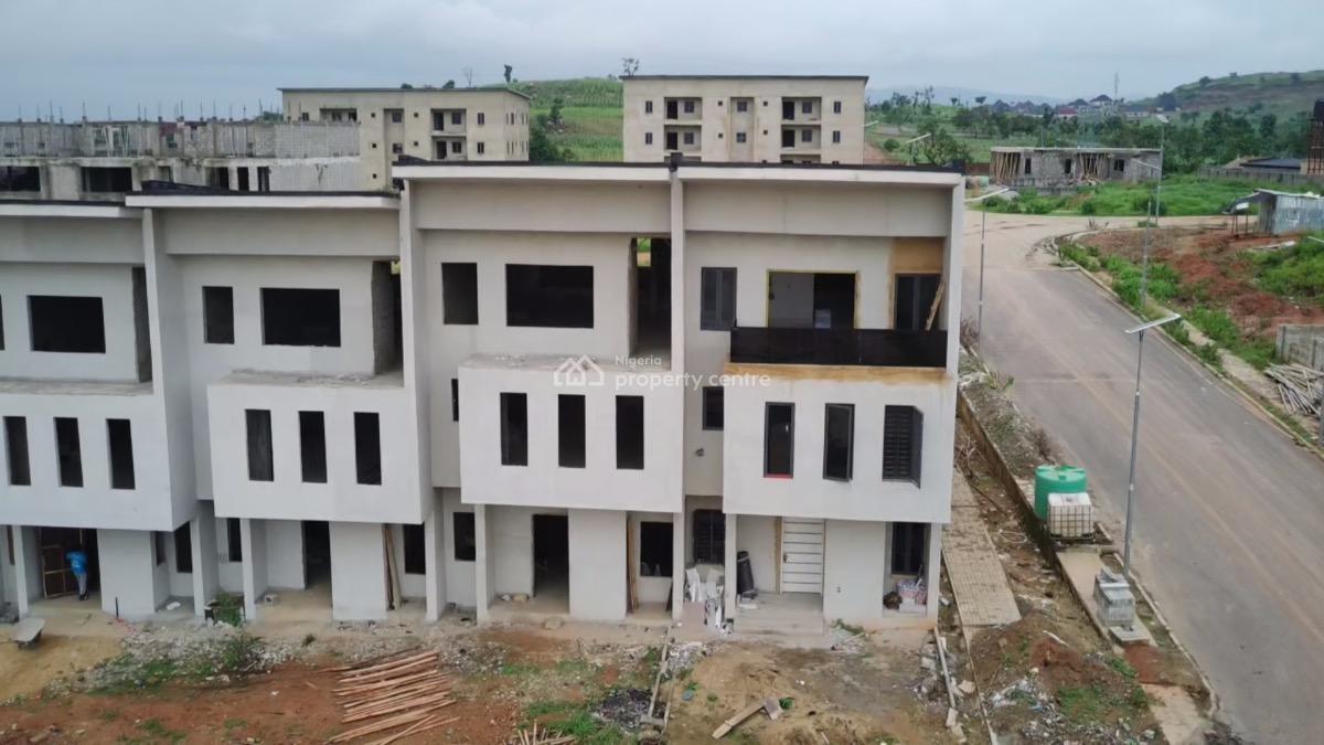 4 Bedroom Terraced Duplex, Near Ochacho Estate and Before Brains and Hammers City, Life Camp, Abuja, Terraced Duplex for Sale