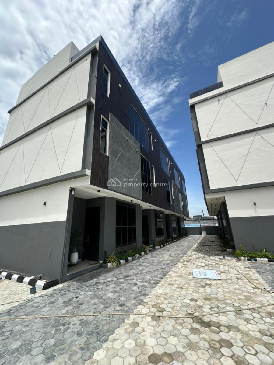 Luxury Newly Built 4 Bedroom Terrace with Bq and Open Rooftop, Ikate, Lekki, Lagos, Terraced Duplex for Sale