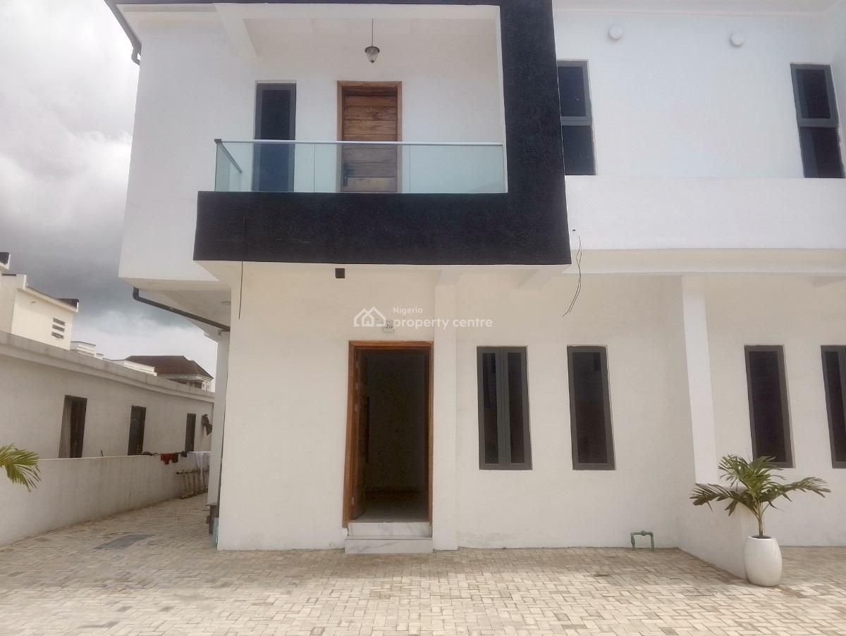 Serviced 4 Bedrooms Semi Detached House with a Room Bq, Harris Drive, Vgc, Lekki, Lagos, Semi-detached Duplex for Sale