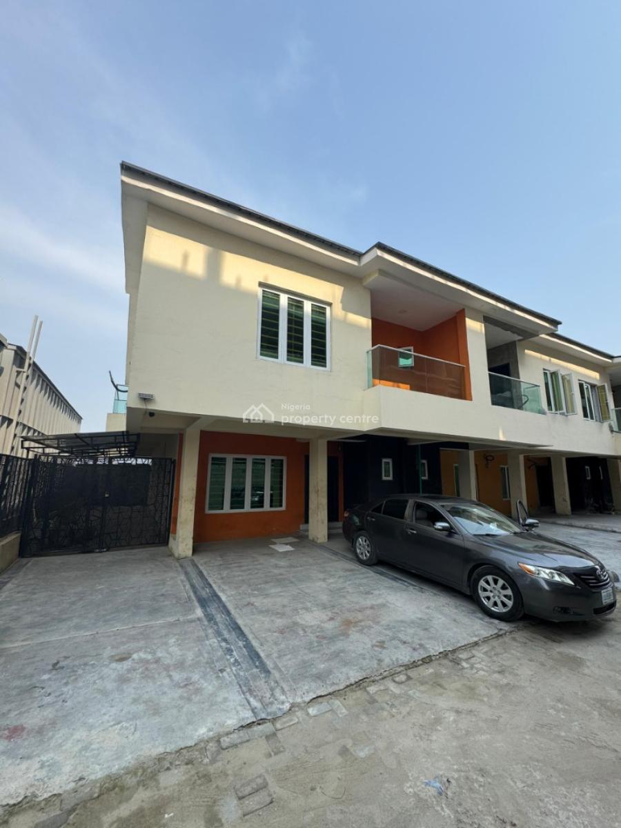 3 Bedroom Terrace Duplex with Bq in a Fully Serviced Estate, Cyberville Estate By Coastal Road, Ikate, Lekki, Lagos, Flat / Apartment for Rent