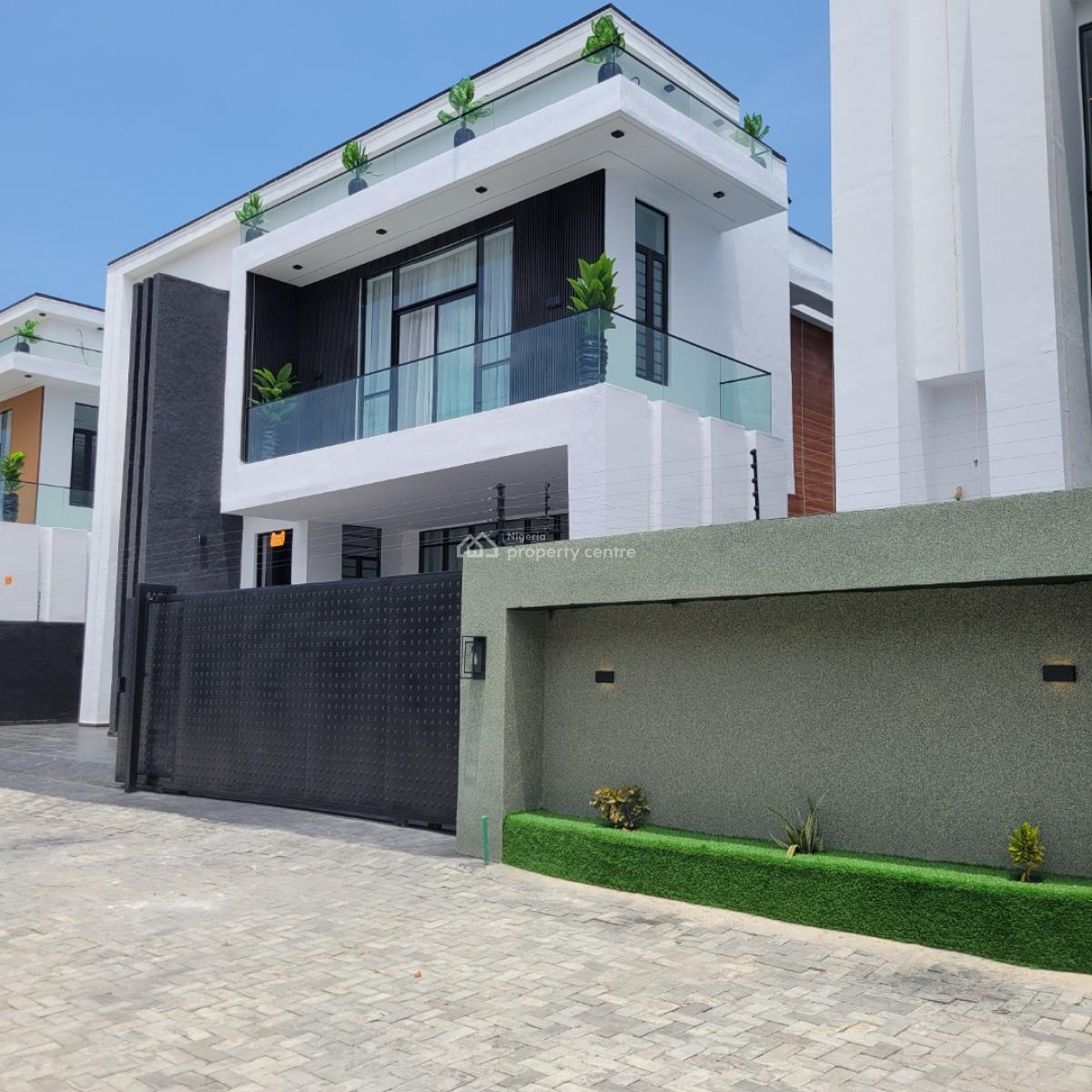 Well Built and Luxurious 5 Bedroom Duplex with a Bq and a Pool, Vgc, Lekki, Lagos, Detached Duplex for Rent