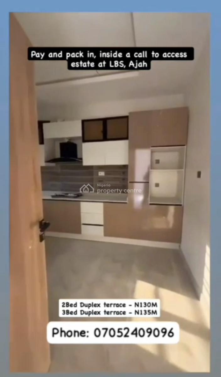 Luxury 3 Bedroom Terrace Duplex with Excellent Facility, Ajah, Lagos, Terraced Duplex for Sale