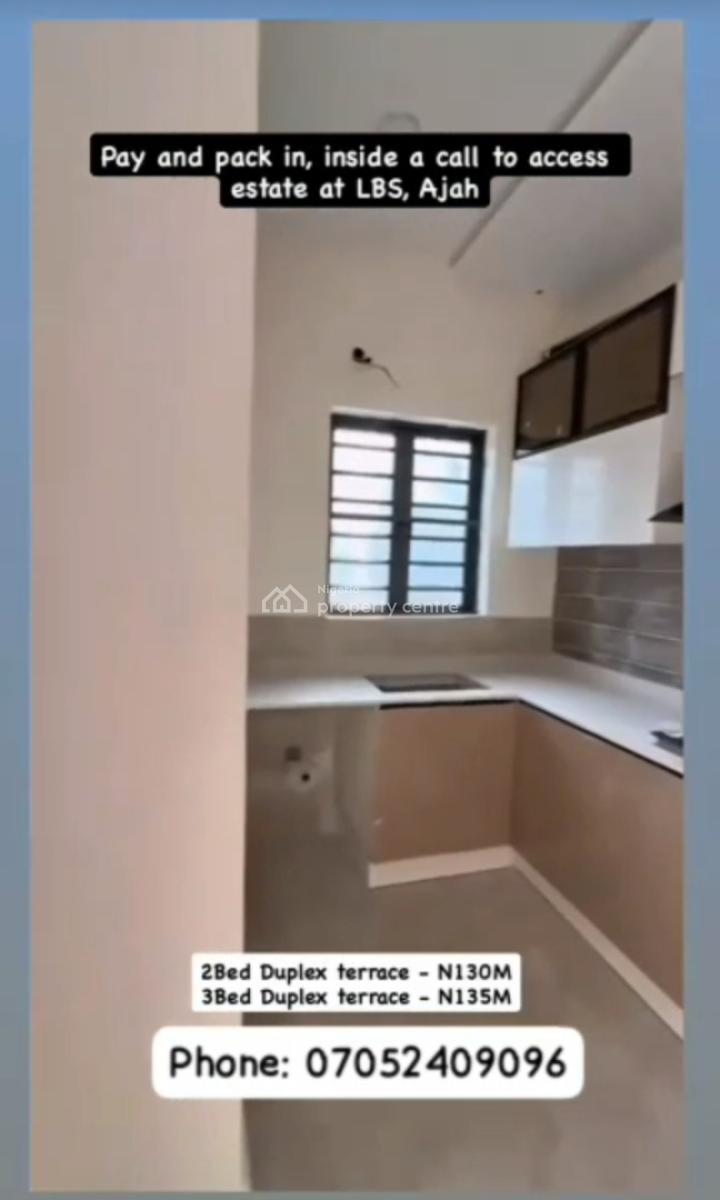 Luxury 3 Bedroom Terrace Duplex with Excellent Facility, Ajah, Lagos, Terraced Duplex for Sale