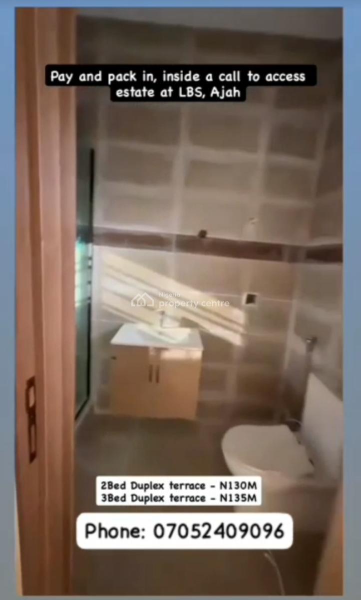 Luxury 3 Bedroom Terrace Duplex with Excellent Facility, Ajah, Lagos, Terraced Duplex for Sale