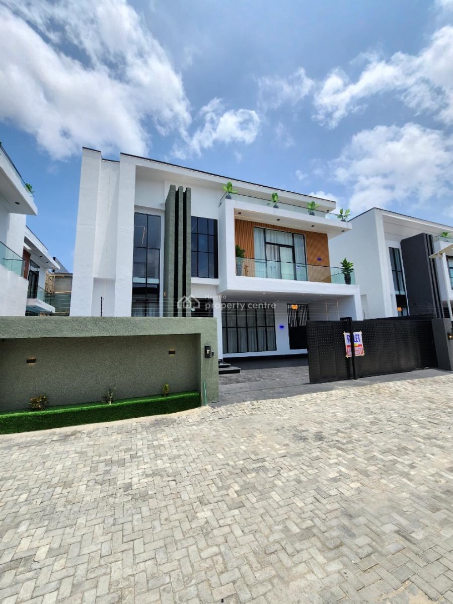 Contemporary 5 Bedroom Detached Duplex with Bq and Pool, Vgc, Lekki, Lagos, Detached Duplex for Rent
