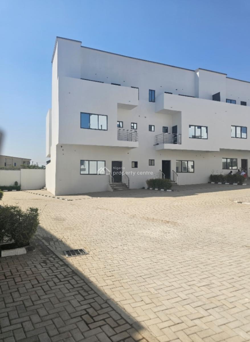 a Well Built 4 Bedrooms Terrace Duplex with Bq, Life Camp, Abuja, Terraced Duplex for Sale