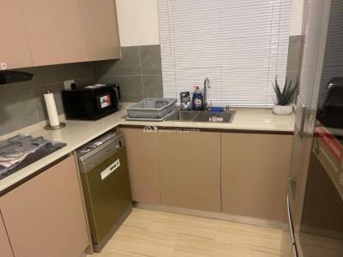 Newly Built Partially Furnished 4 Bedrooms Serviced Apartment + B/q, Canalily Place, Meadow Hall Road, Ikate, Lekki, Lagos, Flat / Apartment for Rent