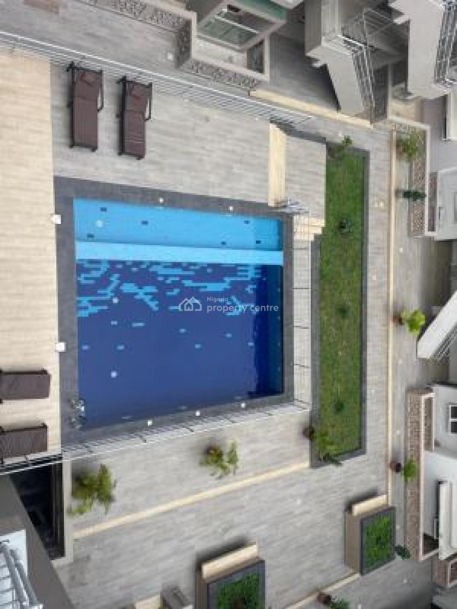 Newly Built Partially Furnished 4 Bedrooms Serviced Apartment + B/q, Canalily Place, Meadow Hall Road, Ikate, Lekki, Lagos, Flat / Apartment for Rent