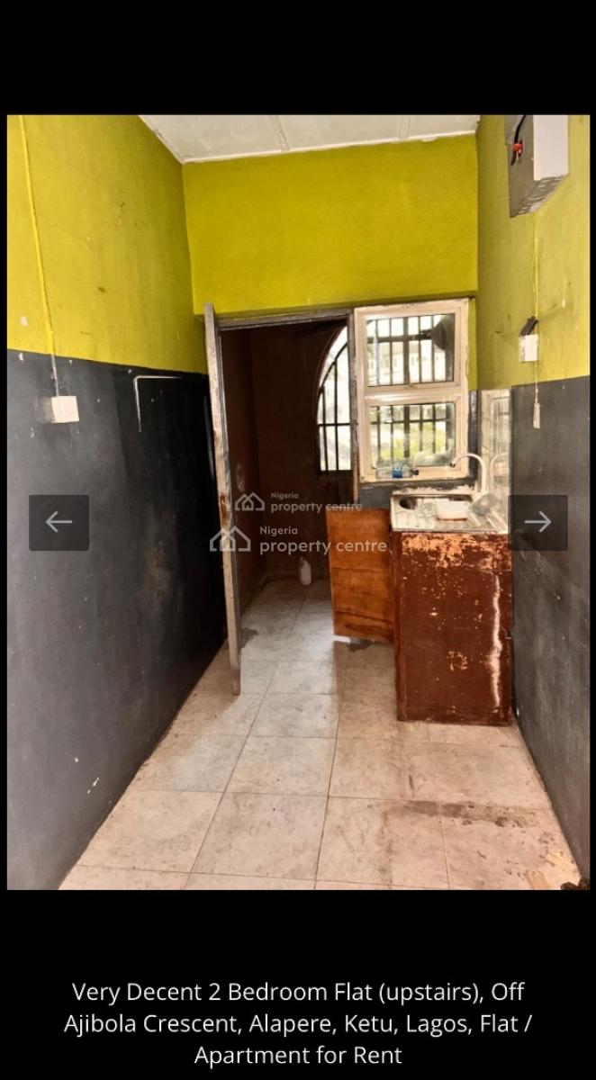 Standard 2 Bedroom Flat Available, Off Ajibola Crescent Alapere, Ketu, Lagos State., Alapere, Ketu, Lagos, House for Rent