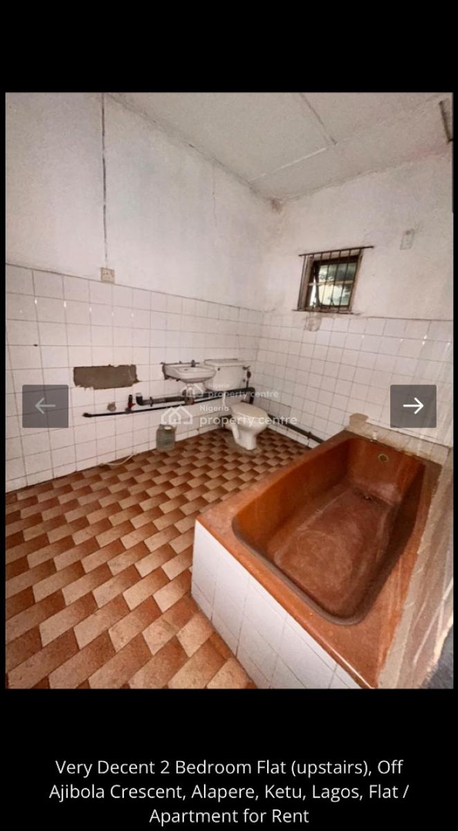 Standard 2 Bedroom Flat Available, Off Ajibola Crescent Alapere, Ketu, Lagos State., Alapere, Ketu, Lagos, House for Rent