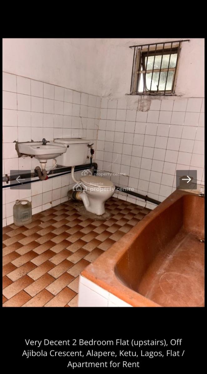 Standard 2 Bedroom Flat Available, Off Ajibola Crescent Alapere, Ketu, Lagos State., Alapere, Ketu, Lagos, House for Rent