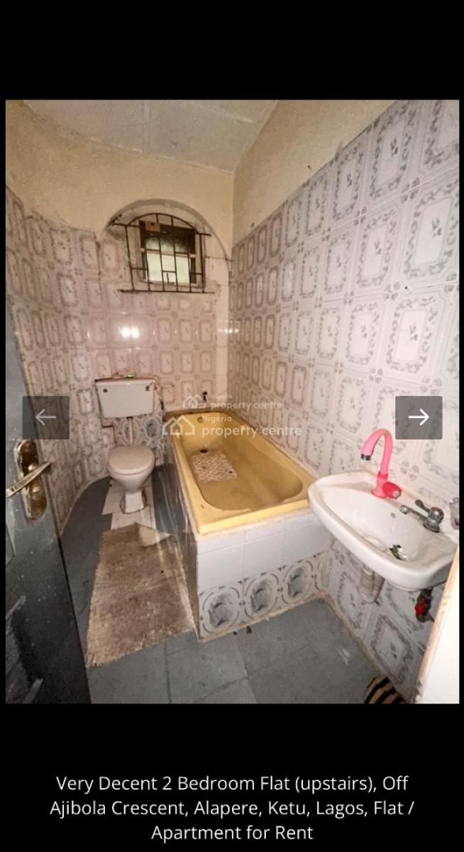Standard 2 Bedroom Flat Available, Off Ajibola Crescent Alapere, Ketu, Lagos State., Alapere, Ketu, Lagos, House for Rent