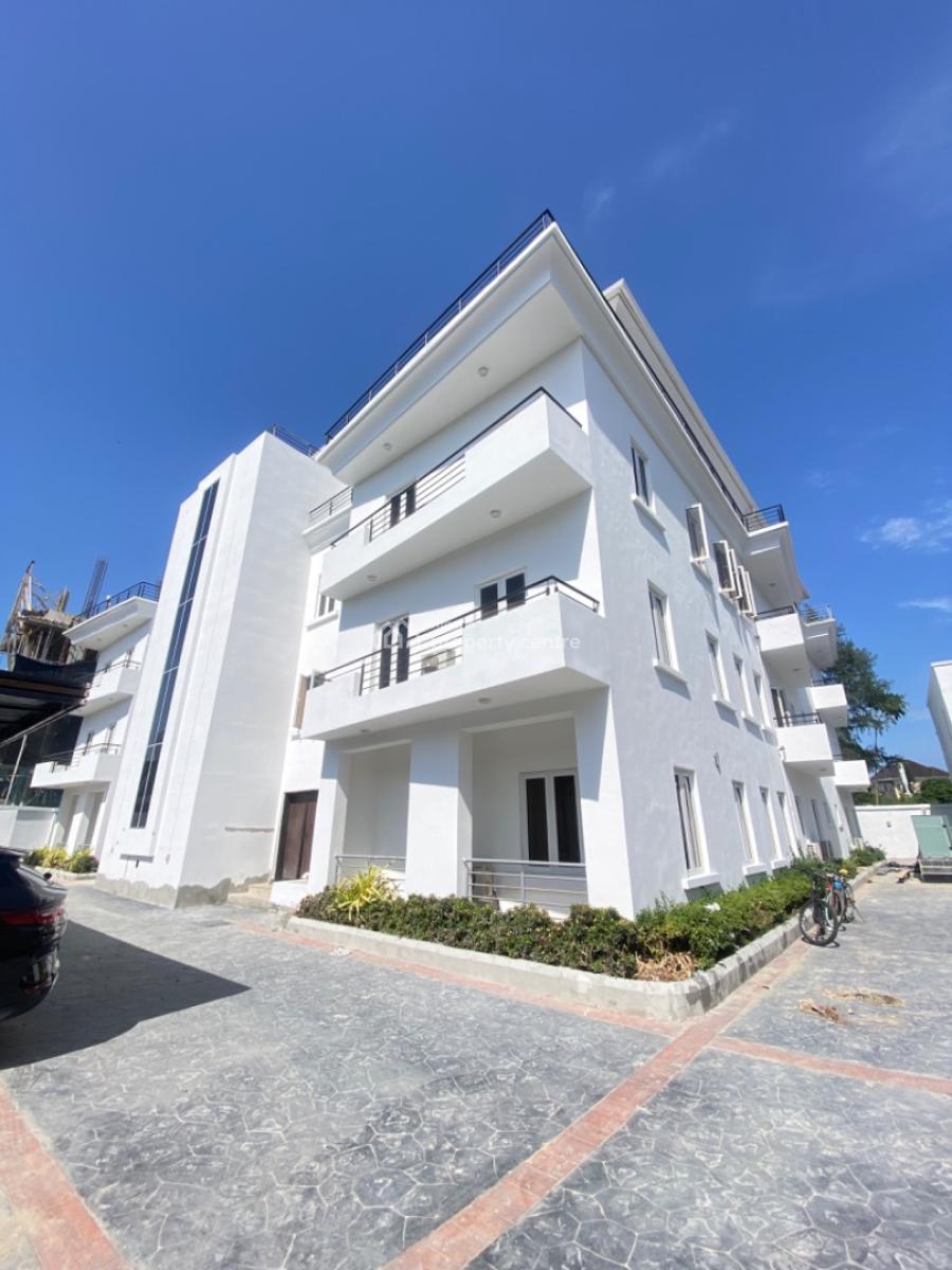 Modern 3 Bedroom Serviced Apartment with Bq, Pool, and Elevator, Banana Island, Banana Island, Ikoyi, Lagos, Flat / Apartment for Rent